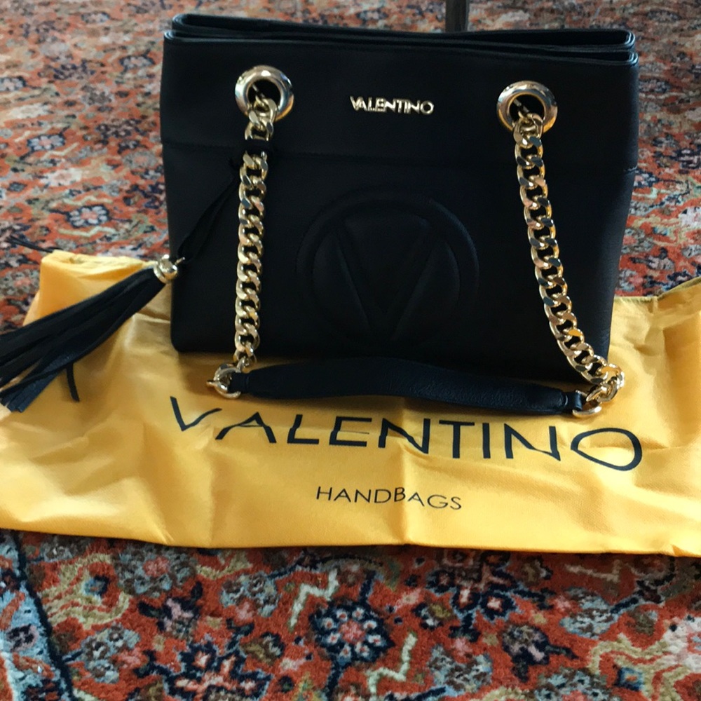 New Valentino black pocketbook
